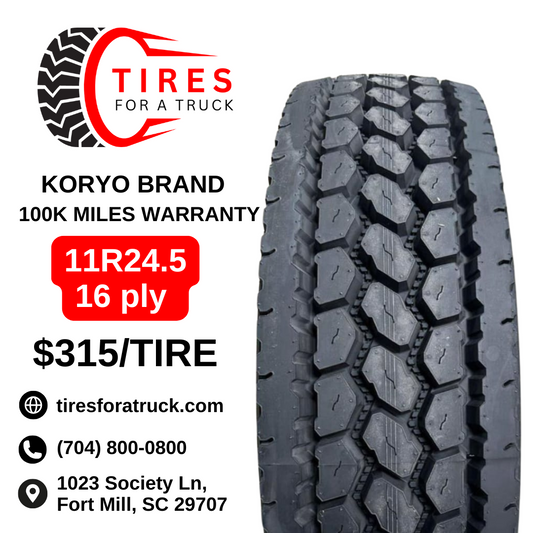 11r.24.5 16 ply drive