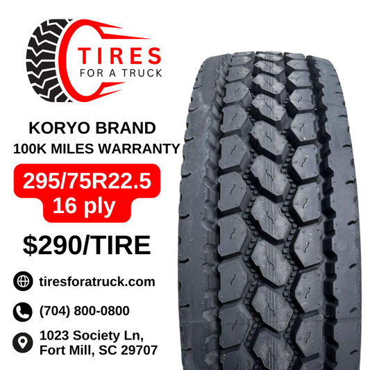 295 75 r22.5 16 ply drive